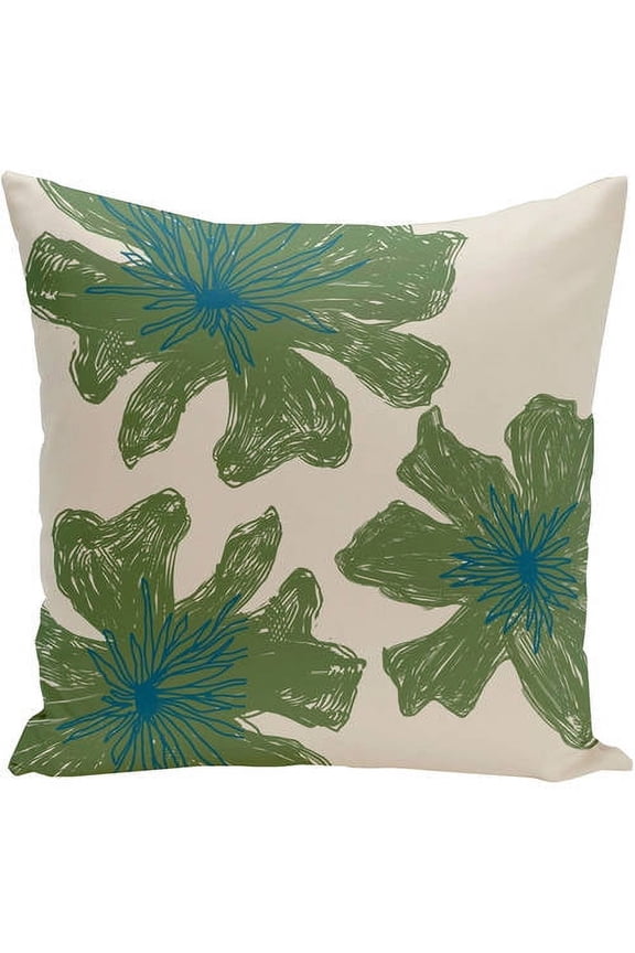 Simply Daisy 16" x 16" Polyester Outdoor Pillow