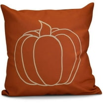 Simply Daisy 16" x 16" Pumpkin Pie Geometric Print Pillow