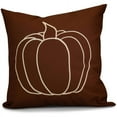 thumbnail image 1 of Simply Daisy 16" x 16" Pumpkin Pie Geometric Print Pillow, 1 of 1