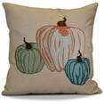 thumbnail image 1 of Simply Daisy 16" x 16" Pumpkin Spice Geometric Print Pillow, 1 of 1