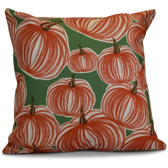 Simply Daisy 16" x 16" Pumpkins-A-Plenty Geometric Print Pillow