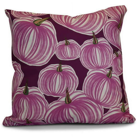 Simply Daisy 16" x 16" Pumpkins-A-Plenty Geometric Print Pillow