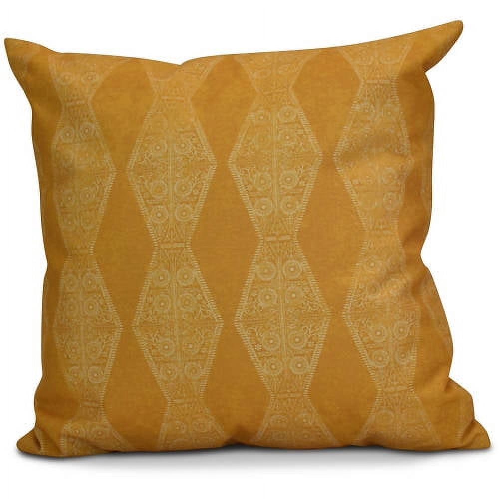 Simply Daisy 16" x 16" Pyramid Stripe Geometric Print Pillow