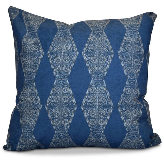 Simply Daisy 16" x 16" Pyramid Stripe Geometric Print Pillow