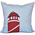 thumbnail image 1 of Simply Daisy 16" x 16" Safe Harbor (Navy One) Geometric Print Outdoor Pillow, 1 of 1