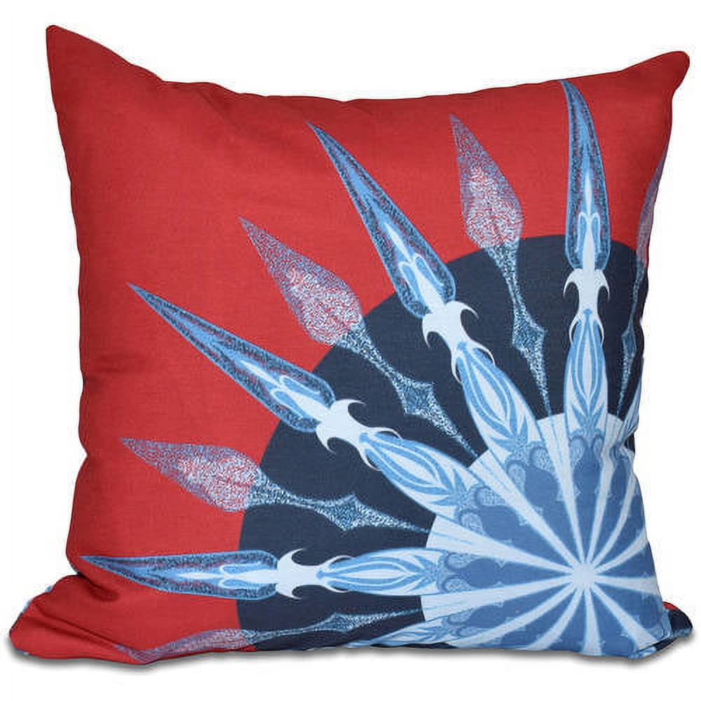 Simply Daisy 16" x 16" Sailor's Delight Geometric Print Outdoor Pillow