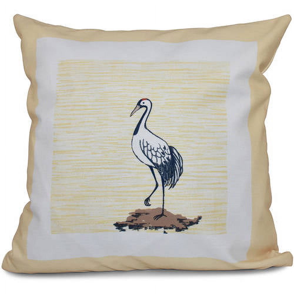 Simply Daisy 16" x 16" Sandbar Animal Print Outdoor Pillow