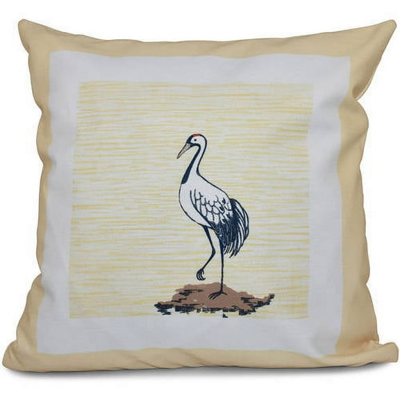 Simply Daisy 16" x 16" Sandbar Animal Print Outdoor Pillow