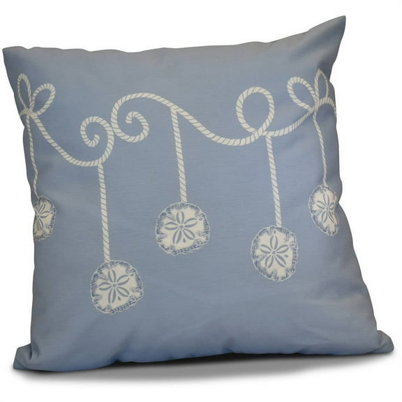 Simply Daisy 16" x 16" Sanddollar Ornaments Geometric Print Pillow