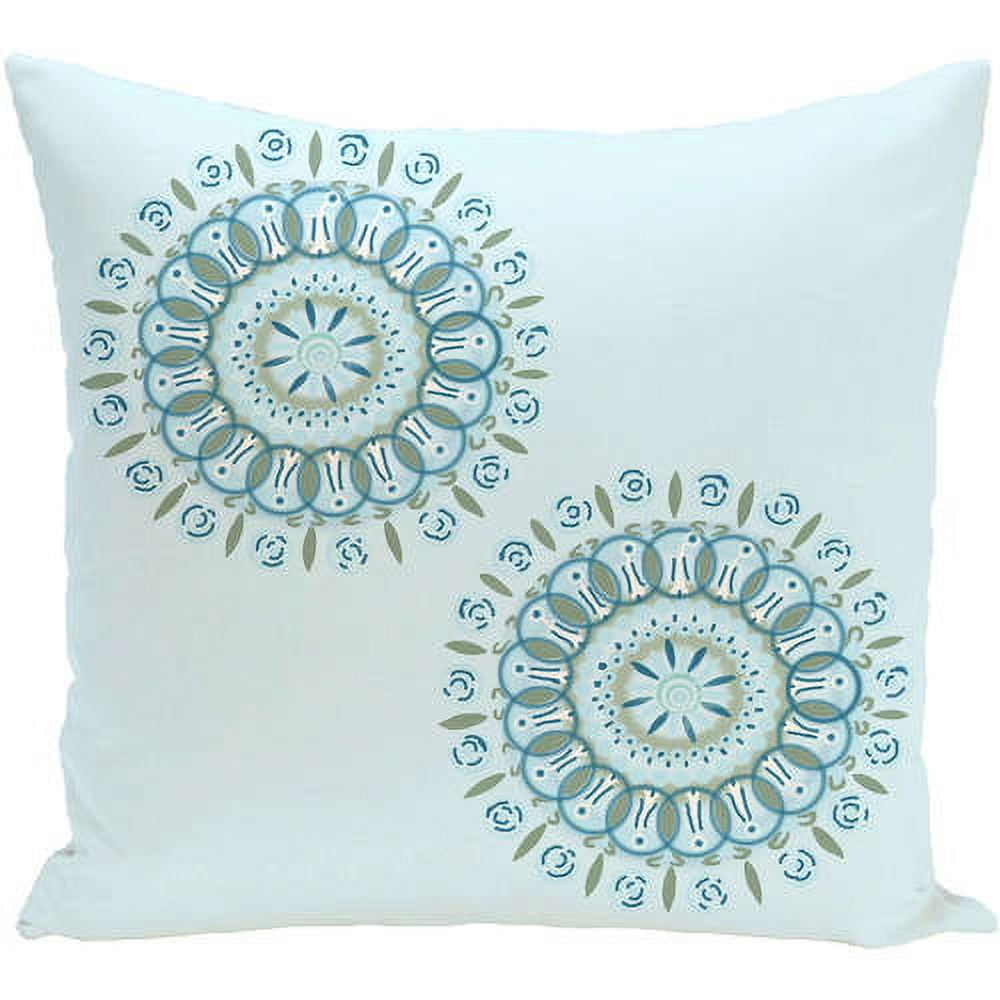 Simply Daisy 16" x 16" Sea Flower Geometric Print Outdoor Pillow