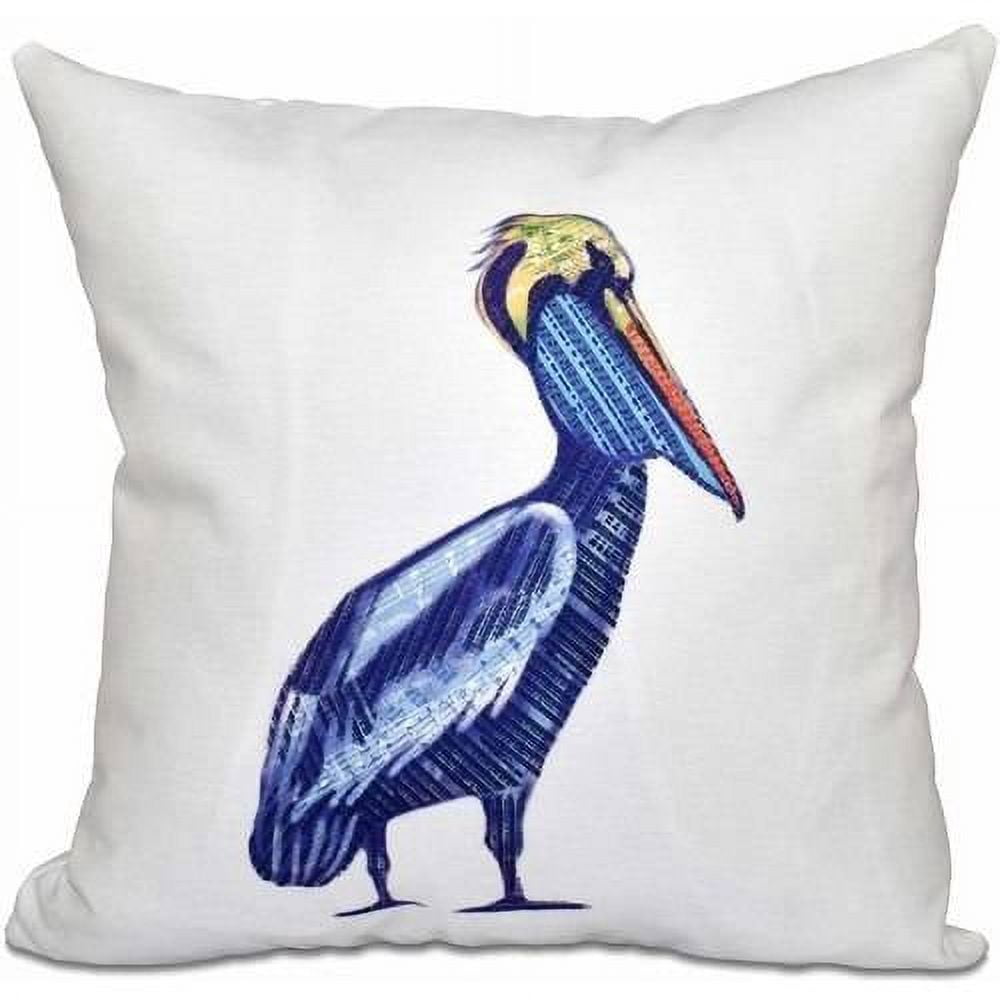 Simply Daisy 16" x 16" Sea Music Animal Print Pillow