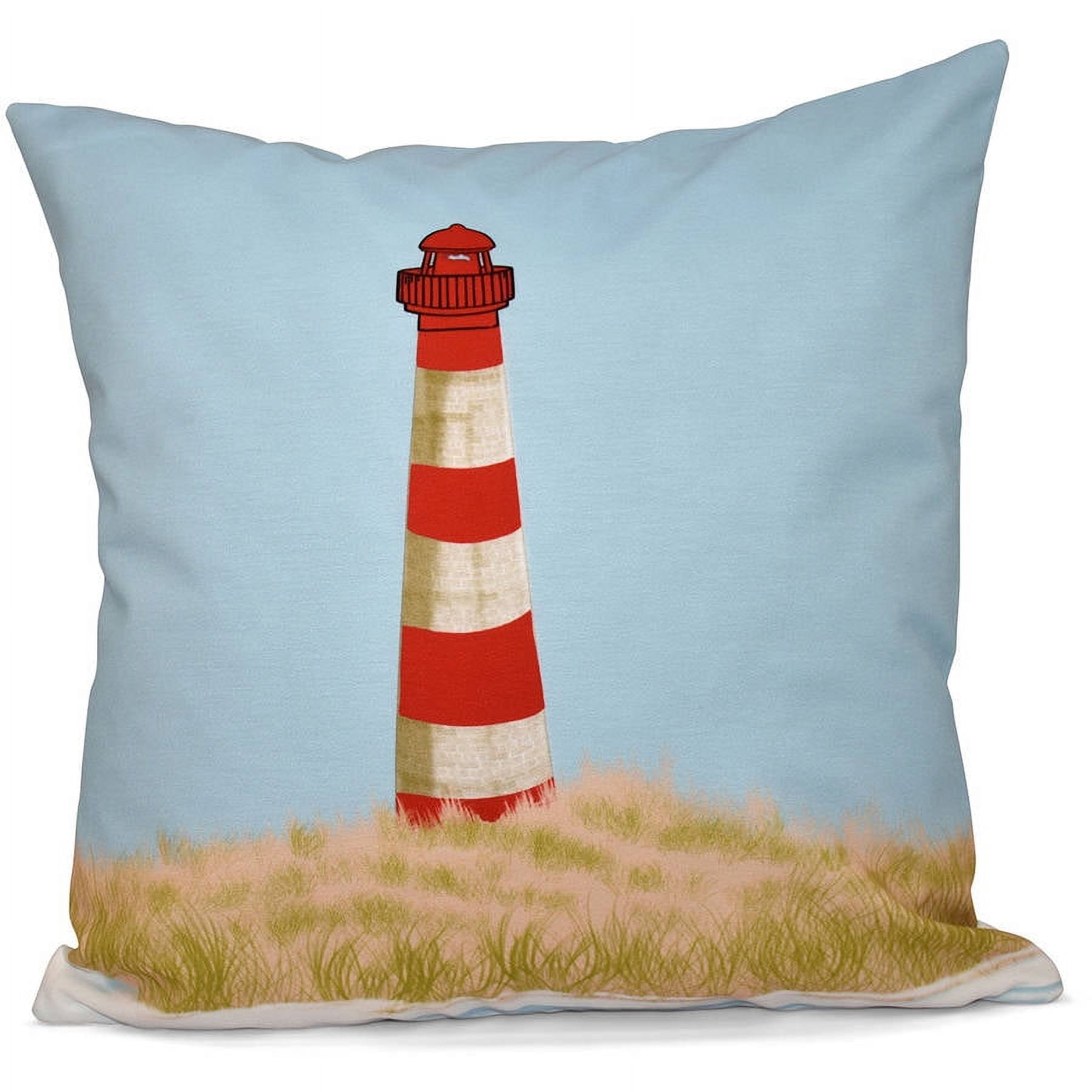 Simply Daisy 16" x 16" Sea Pines Geometric Print Outdoor Pillow