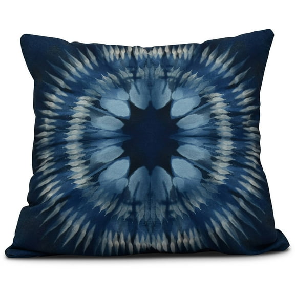 Simply Daisy 16" x 16" Shibori Burst Geometric Print Pillow