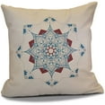 thumbnail image 1 of Simply Daisy 16" x 16" Snowflake Star Geometric Print Pillow, 1 of 2