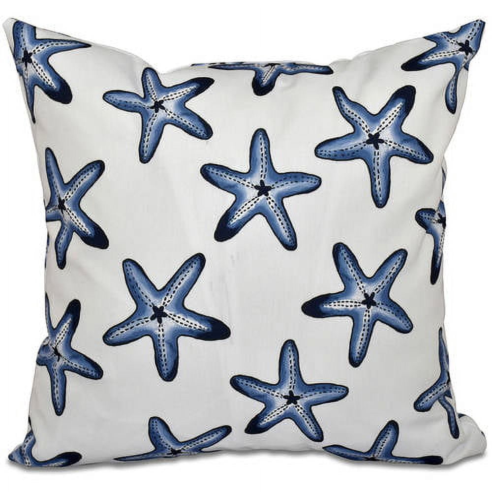 Simply Daisy 16" x 16" Soft Starfish Geometric Print Pillow