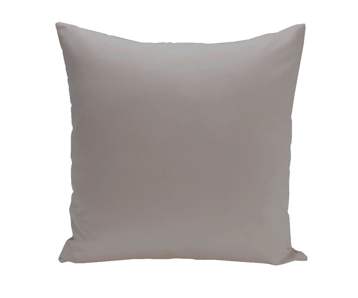 Simply Daisy 16" x 16" Solid Print Pillow, Classic Grey