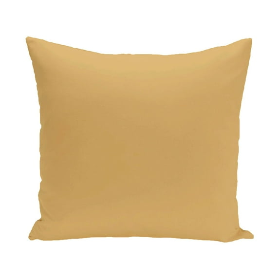 Simply Daisy 16" x 16" Solid Print Pillow, Empoeror Gold