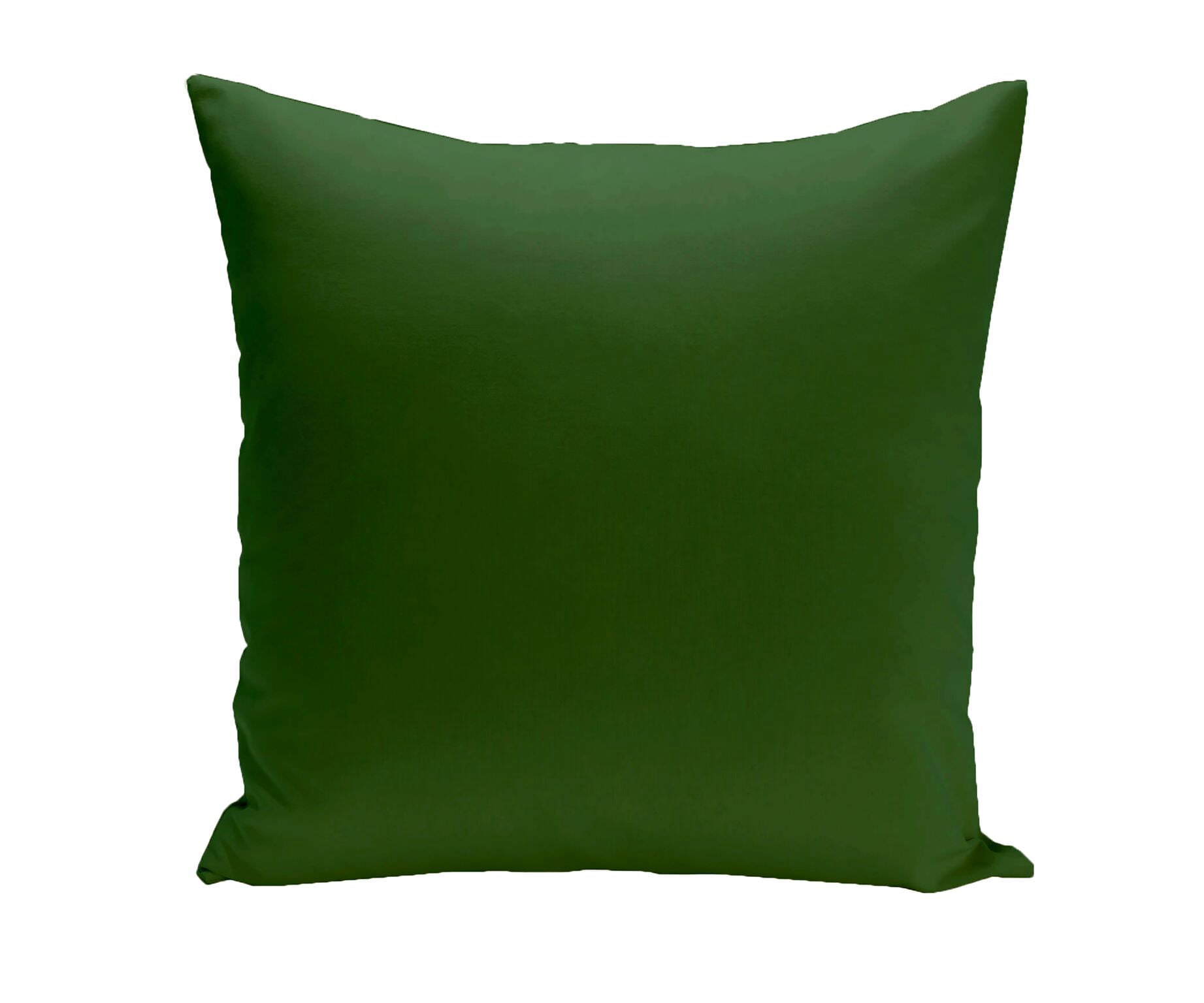 Simply Daisy 16" x 16" Solid Print Pillow, Evergreen