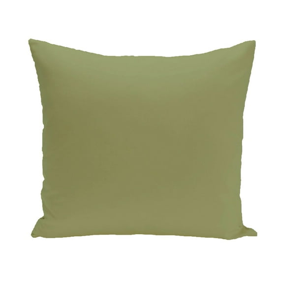 Simply Daisy 16" x 16" Solid Print Pillow, Olive