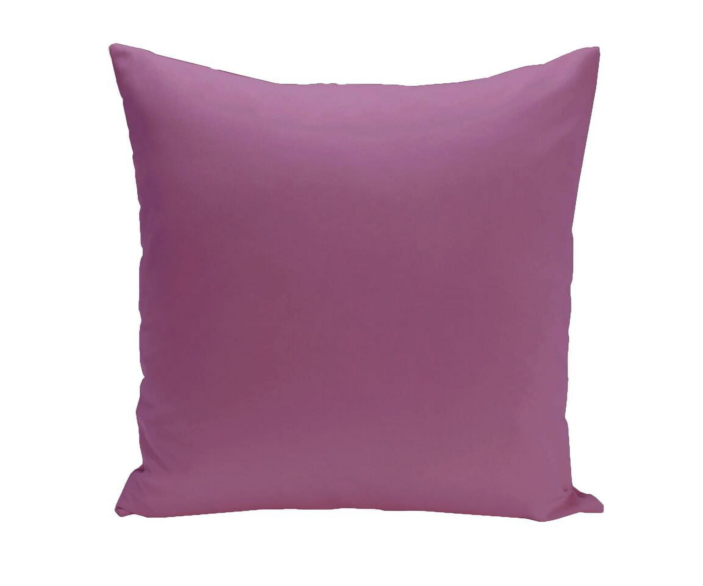 Simply Daisy 16" x 16" Solid Print Pillow, Radiant Orchid