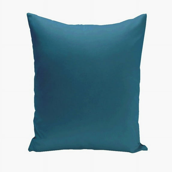 Simply Daisy 16" x 16" Solid Print Pillow, Teal