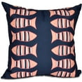 thumbnail image 1 of Simply Daisy 16" x 16" Something's Fishy Animal Print Pillow, 1 of 2