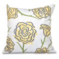 thumbnail image 1 of Simply Daisy 16" x 16" Spring Floral 1 Floral Print Pillow, Yellow, 1 of 2