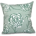 thumbnail image 1 of Simply Daisy 16" x 16" Spring Floral 2 Floral Outdoor Pillow, Green, 1 of 1