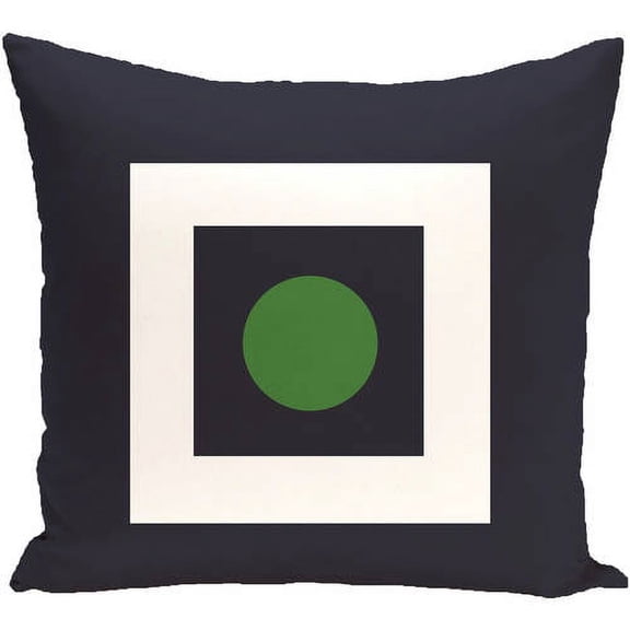 Simply Daisy 16" x 16" Square Peg Round Circle Geometric Print Pillow