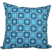 Simply Daisy 16" x 16" Square Pop Geometric Print Pillow, Teal