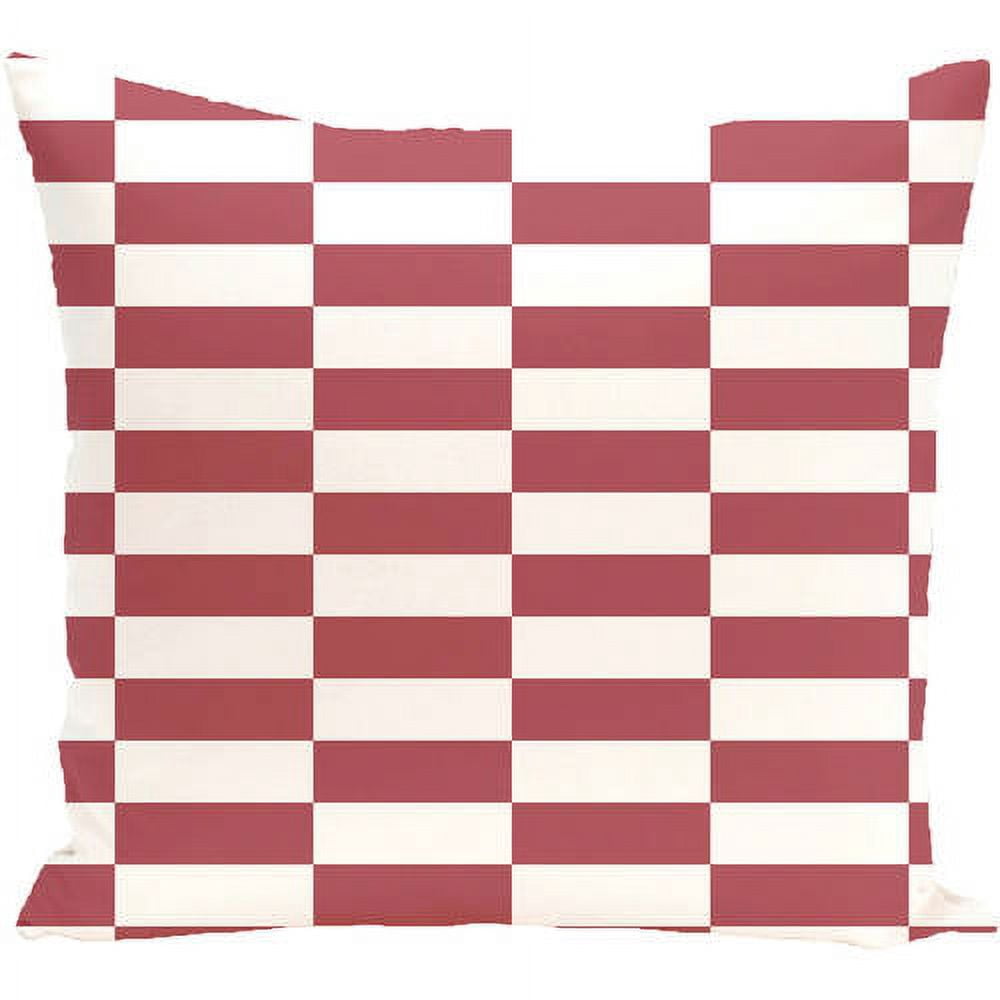 Simply Daisy 16" x 16" Stair Stepping Stripes Print Outdoor Pillow