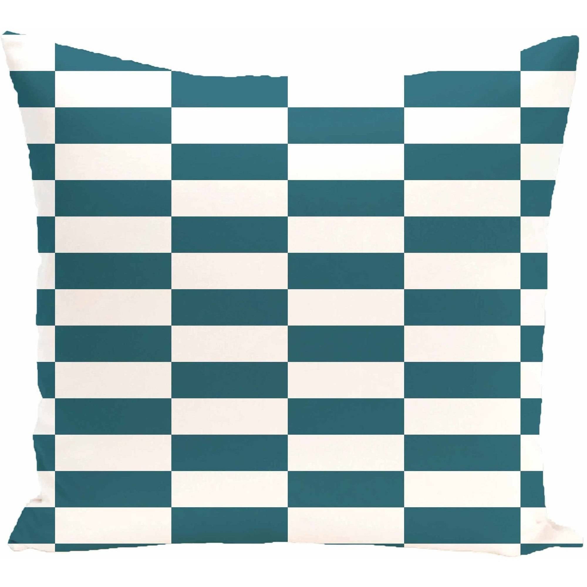 Simply Daisy 16" x 16" Stair Stepping Stripes Print Pillow