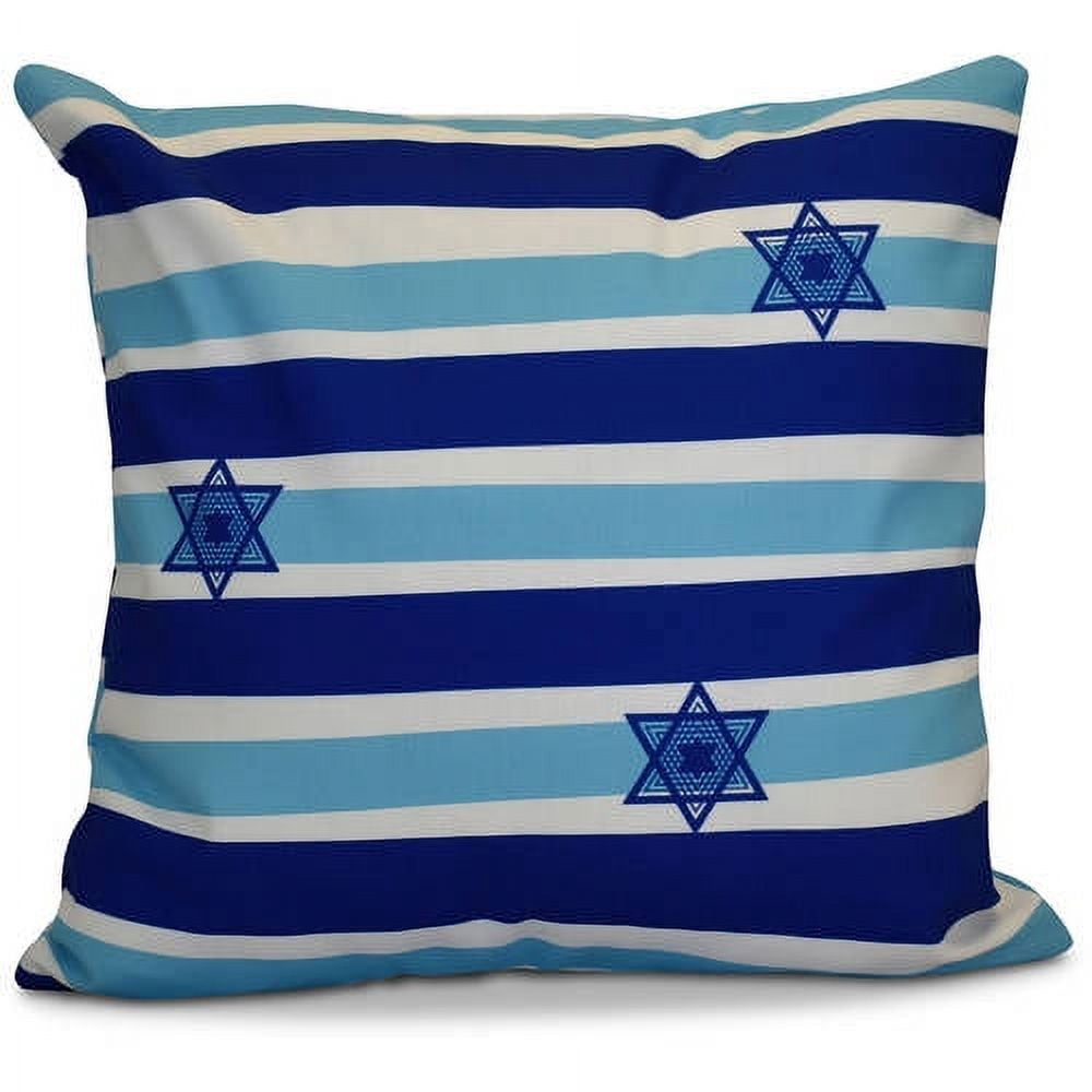 Simply Daisy 16" x 16" Star Stripes Stripe Print Pillow