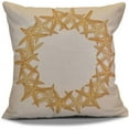 thumbnail image 1 of Simply Daisy 16" x 16" Starfish Wreath Geometric Print Pillow, 1 of 2