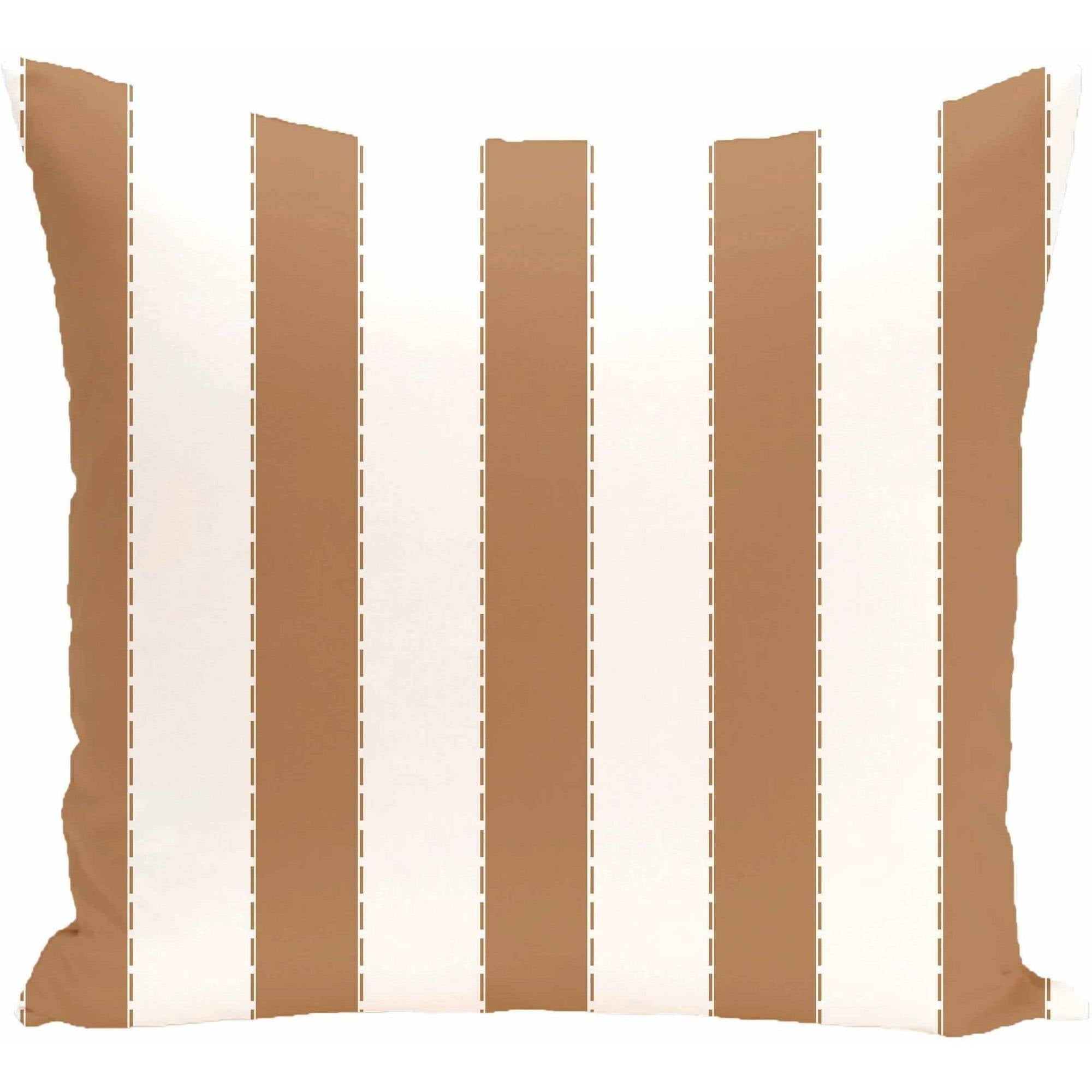 Simply Daisy 16" x 16" Stitch in Time Stripes Print Pillow
