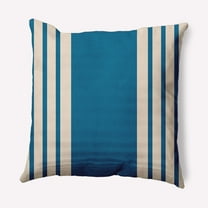 Simply Daisy 16" x 16" Stripe Decorative Throw Pillow, Autumn Blue
