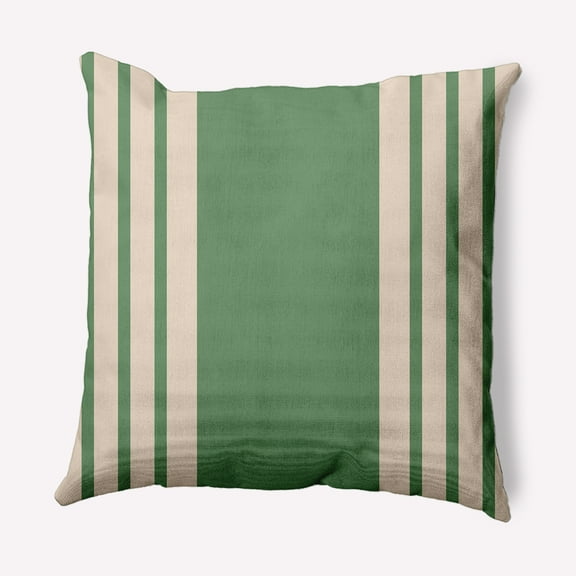 Simply Daisy 16" x 16" Stripe Decorative Throw Pillow, Sage