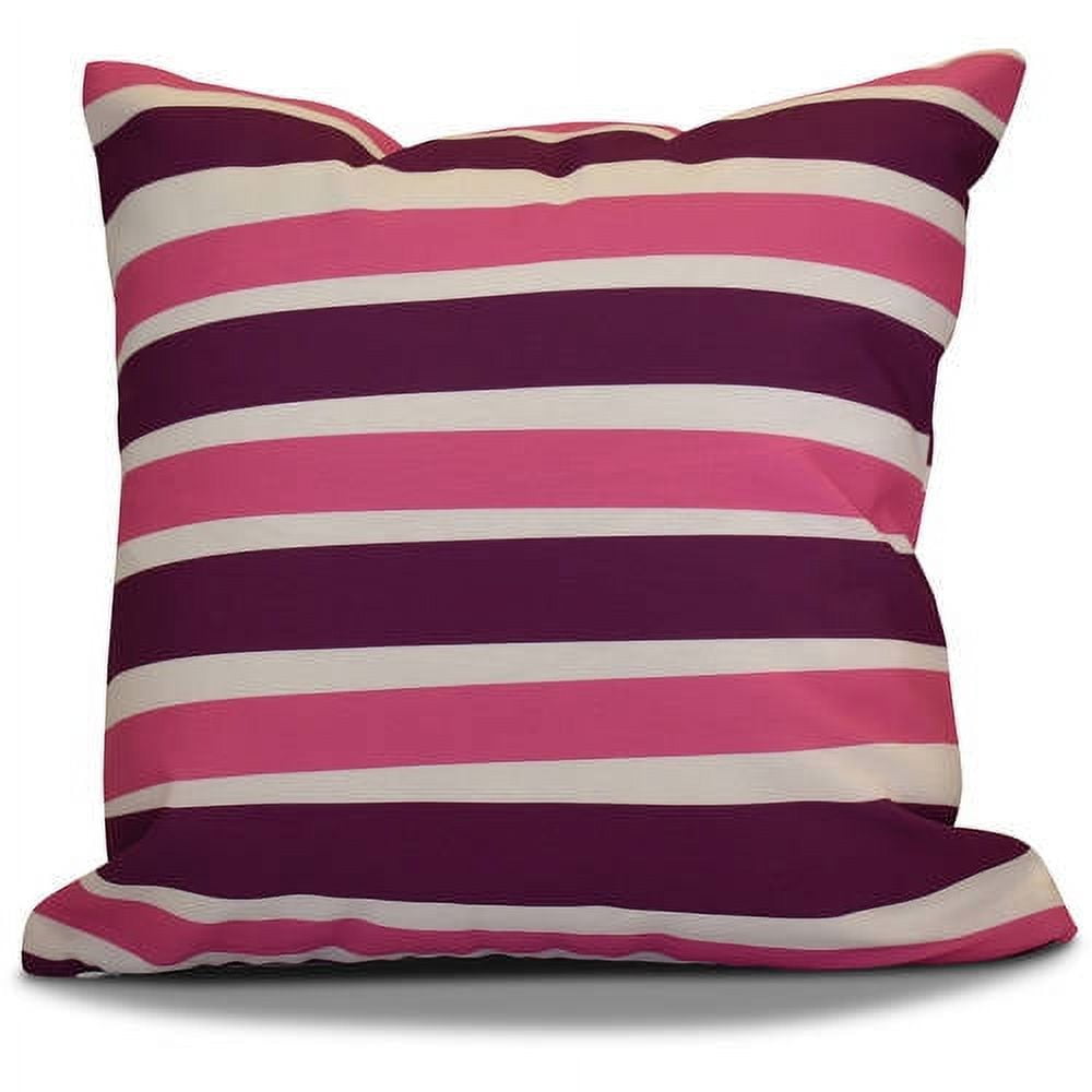 Simply Daisy 16" x 16" Stripes Stripe Print Pillow
