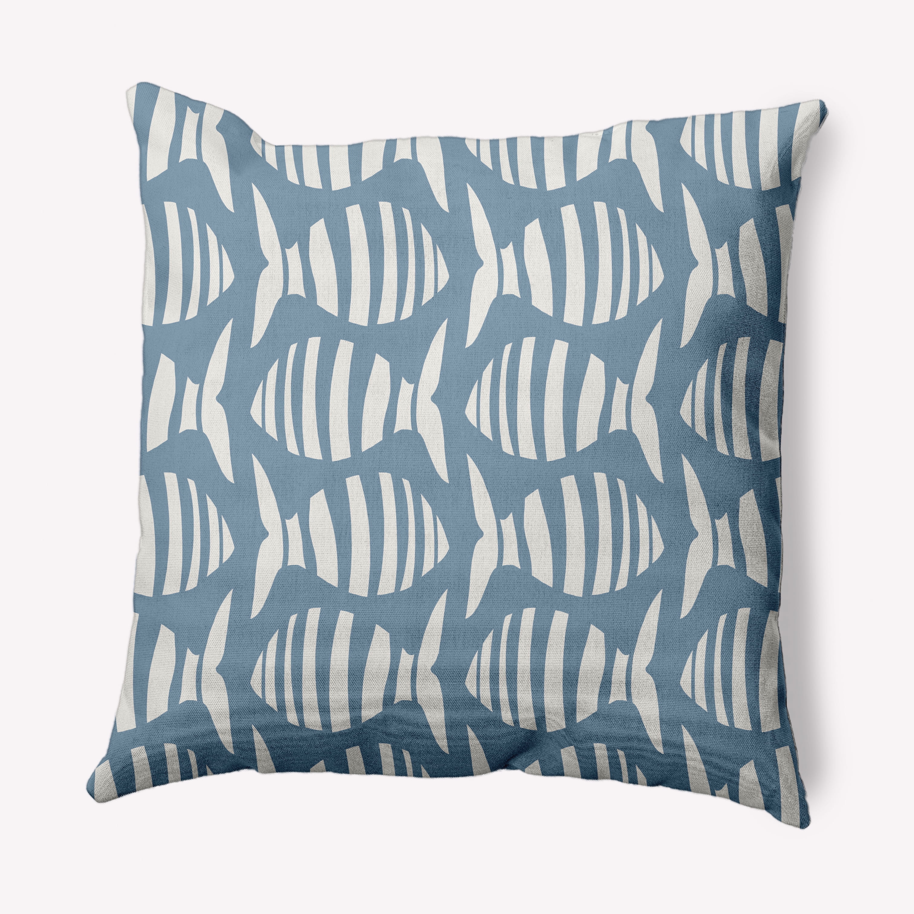 Simply Daisy 16" x 16" Swimming School Nautical Indoor/Outdoor Throw Pillow