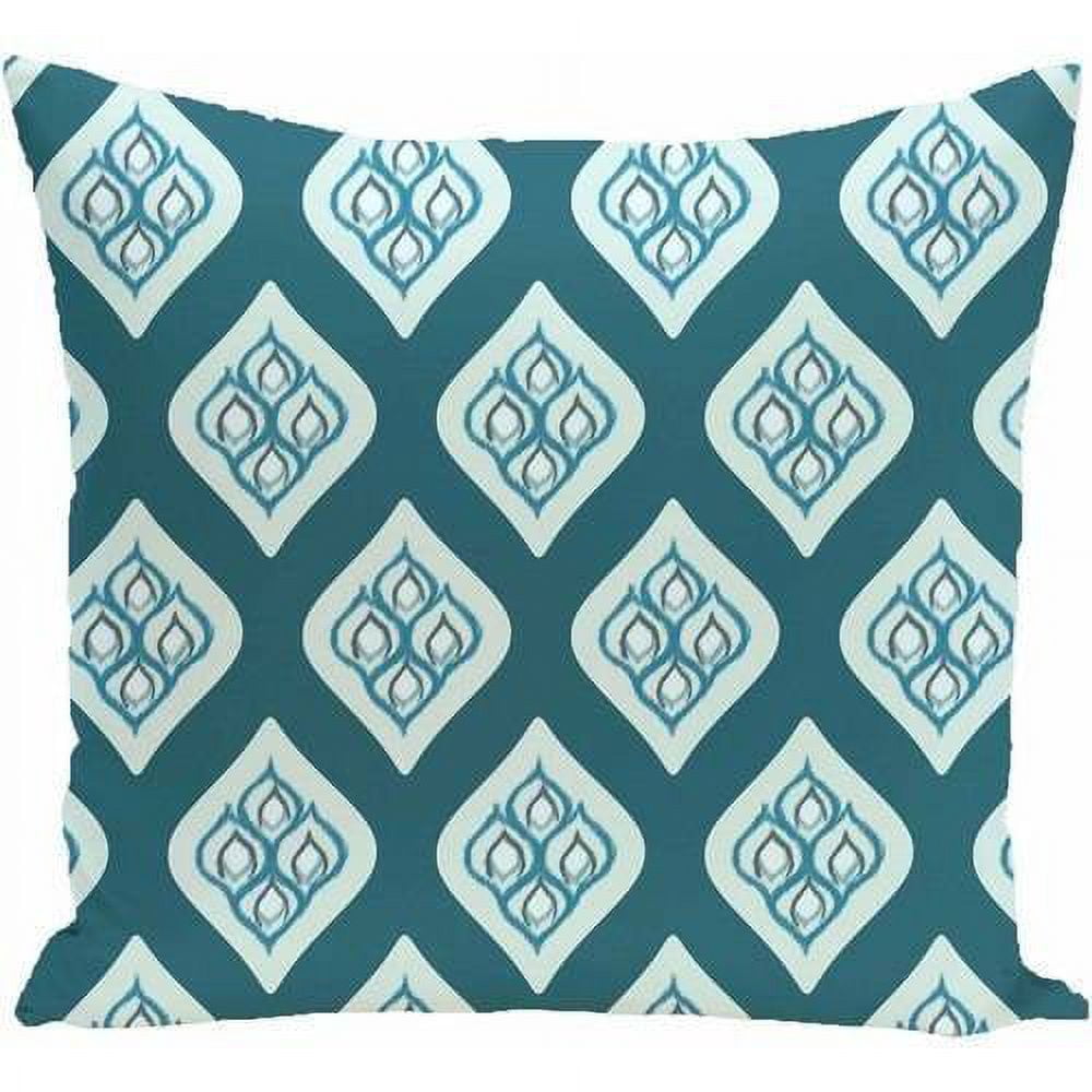 Simply Daisy 16" x 16" Tail Feathers Geometric Print Pillow