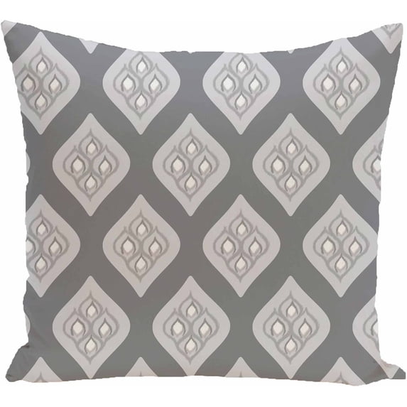 Simply Daisy 16" x 16" Tail Feathers Geometric Print Pillow