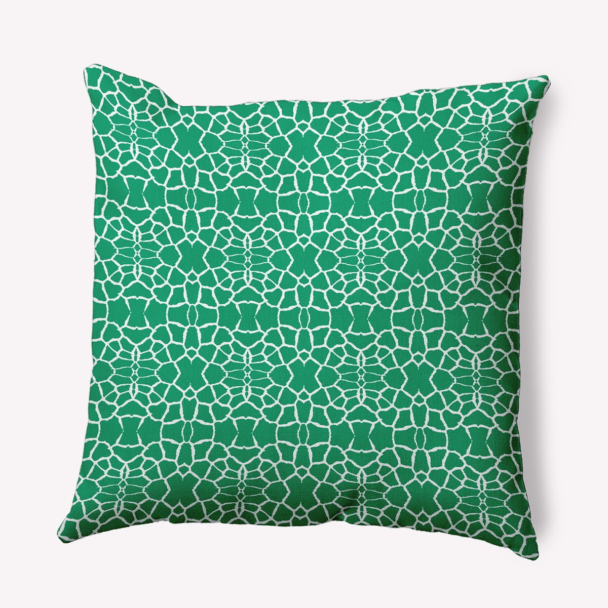 Simply Daisy 16" x 16" Tiny Giraffe Pattern Decorative Throw Pillow, True Mint (1 count)