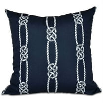 Simply Daisy 16" x 16" Tom Foolery Stripe Print Outdoor Pillow