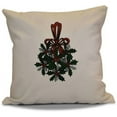 thumbnail image 1 of Simply Daisy 16" x 16" Traditional Mistletoe Floral Print Pillow, 1 of 2