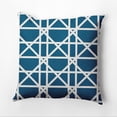 thumbnail image 1 of Simply Daisy 16" x 16" Trellis Geometric Pillow, Teal|Blue (1 count), 1 of 1