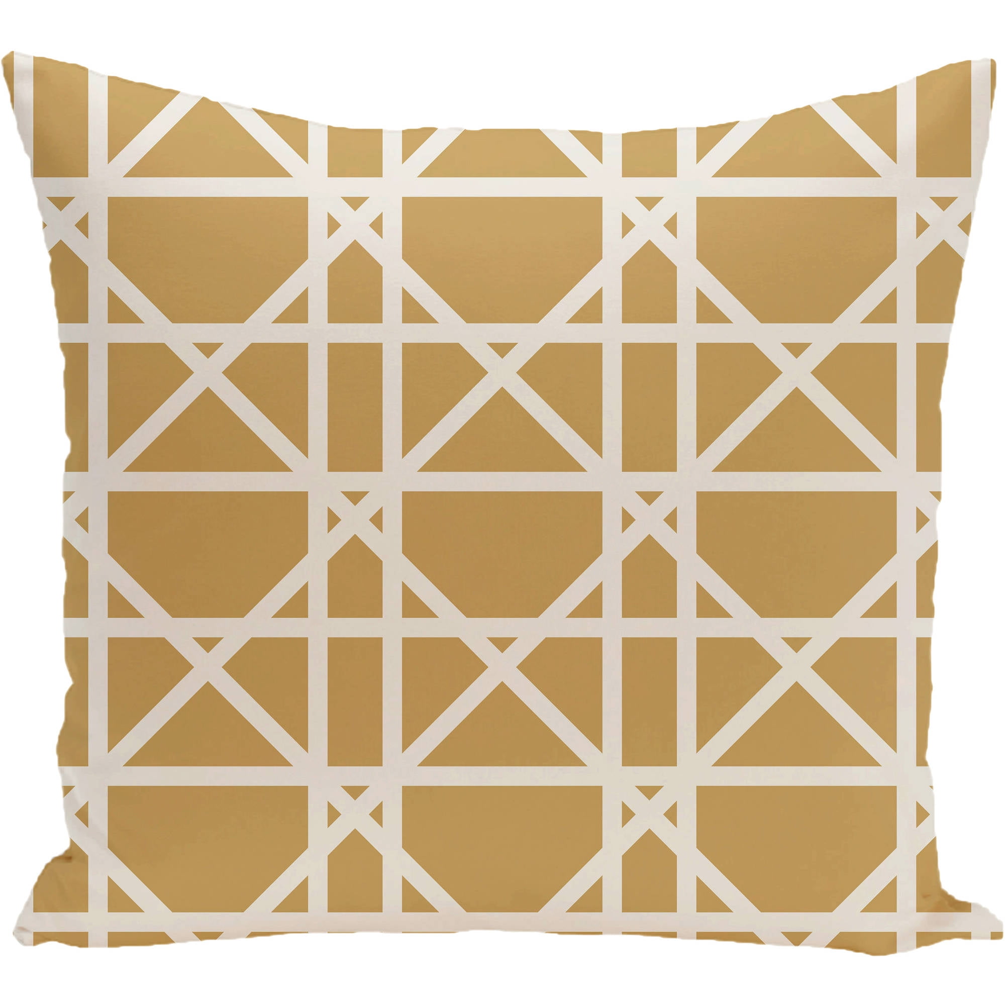 Simply Daisy 16" x 16" Trellis Geometric Print Pillow