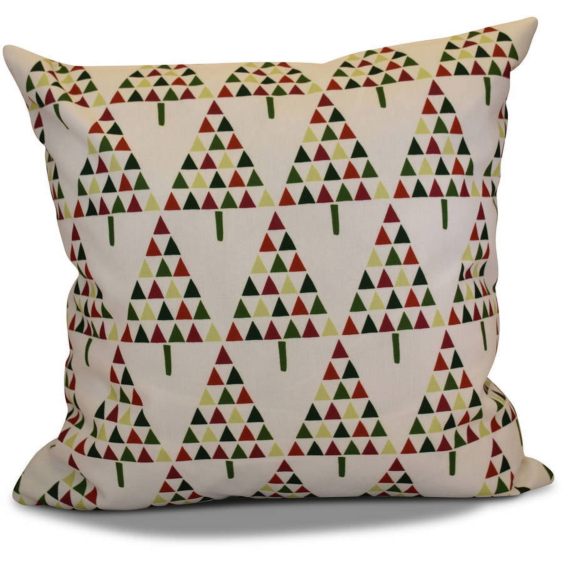 Simply Daisy 16" x 16" Triangle Trees 2 Geometric Print Pillow