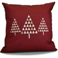 thumbnail image 1 of Simply Daisy 16" x 16" Trio of Trees Geometric Print Pillow, 1 of 2