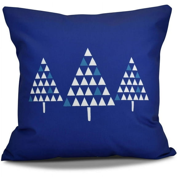 Simply Daisy 16" x 16" Trio of Trees Geometric Print Pillow