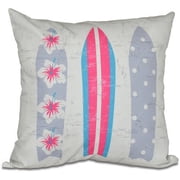Simply Daisy 16" x 16" Triple Surf Geometric Print Outdoor Pillow